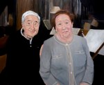 Retrato de una pareja de abuelos al óleo